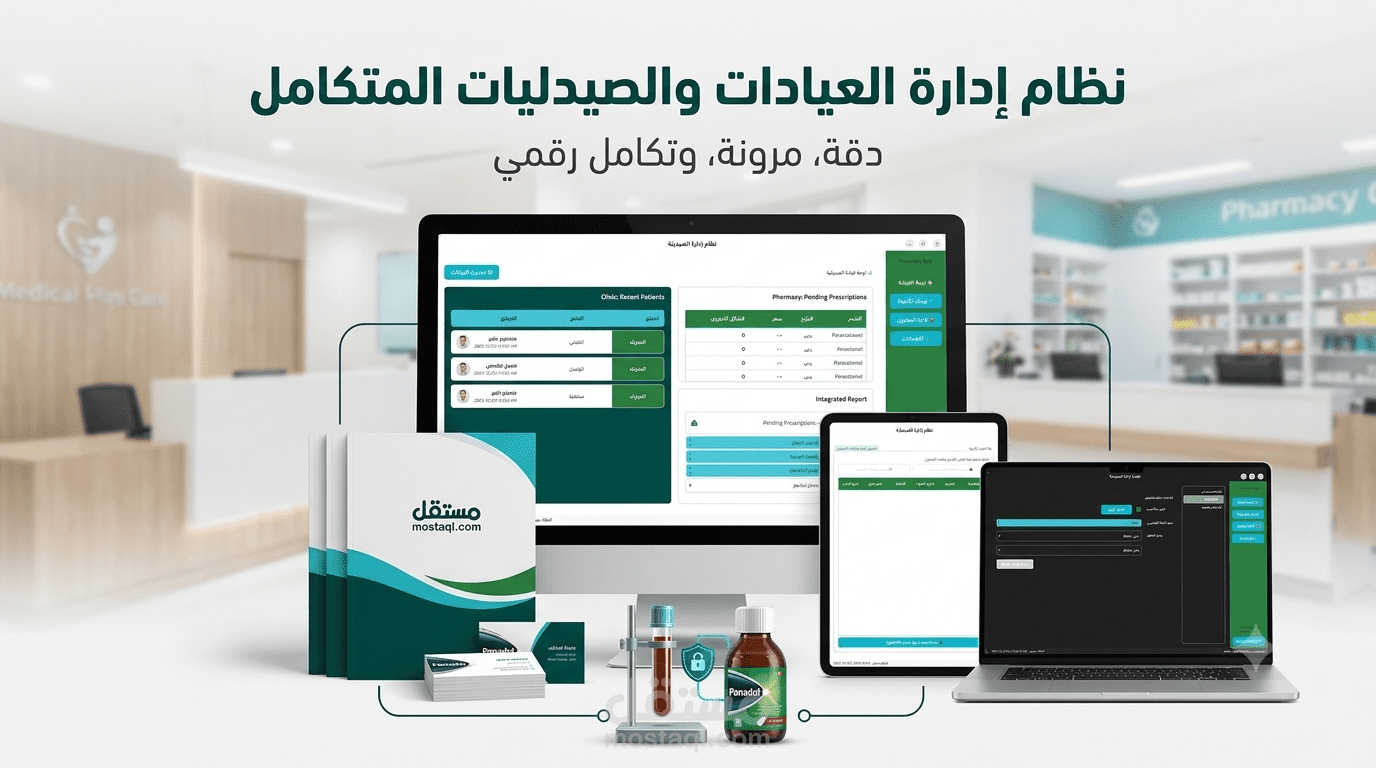وصف النظام: نظام إدارة الصيدليات الرقمي المتكامل