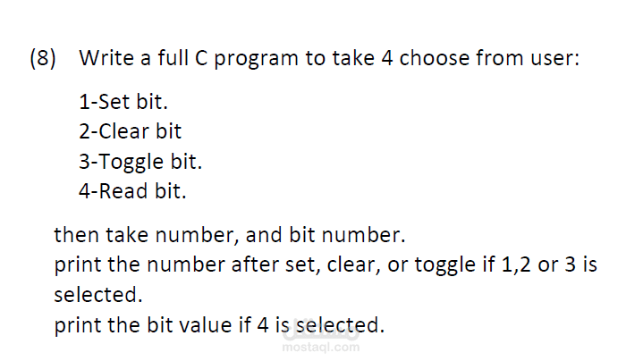 c programming task
