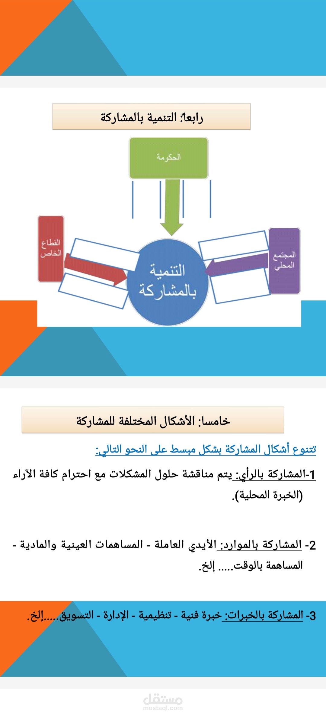 باوربوينت عن التنمية