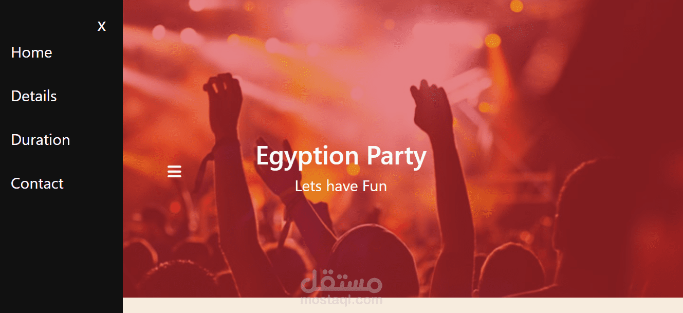 صفحة للعد التنازلي لموعد حفله