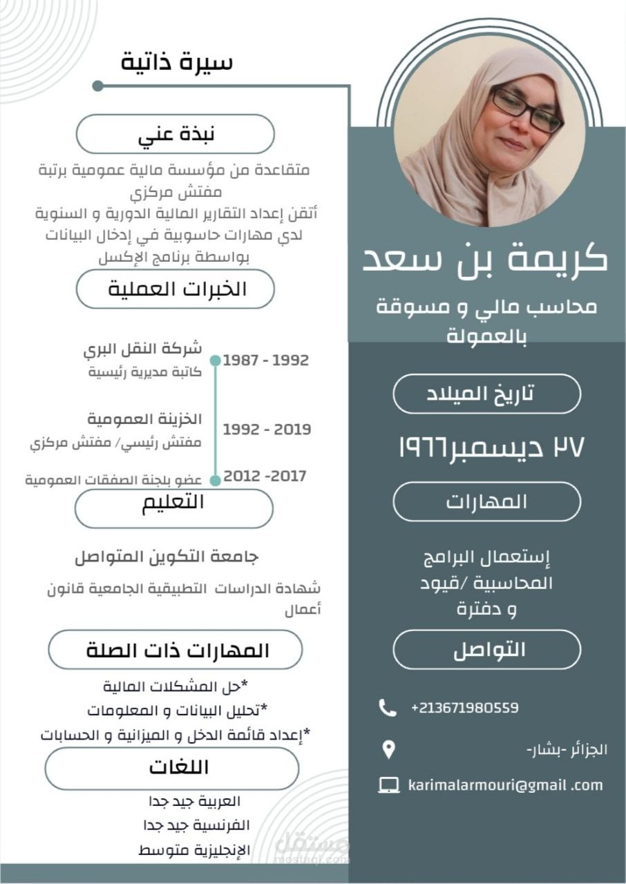 سيرة ذاتية شخصية