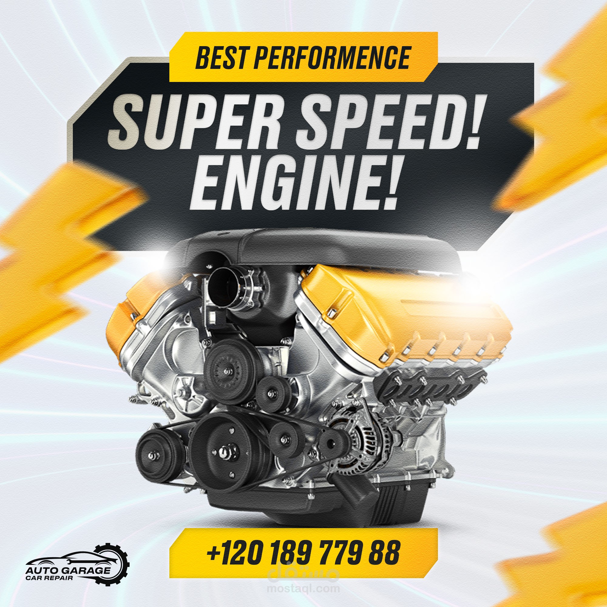 تصاميم سوشيل ميديا لمركز Auto Garage بكندا