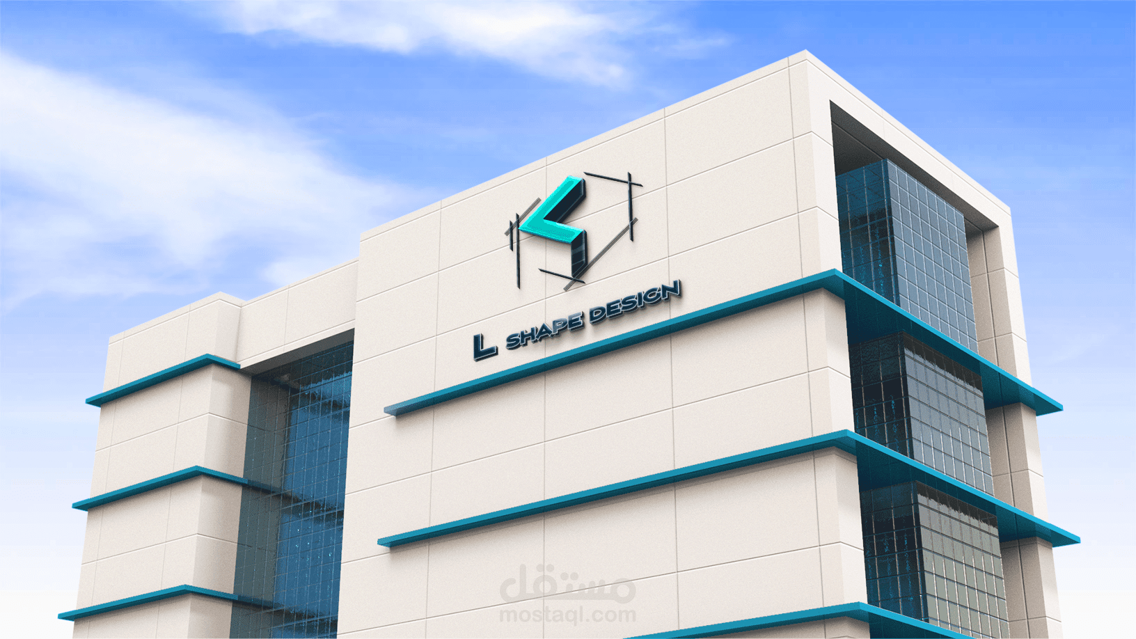 تصميم شعار احترافي 3D