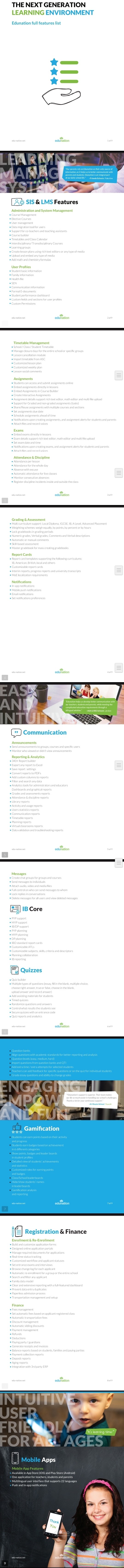 Feature list english