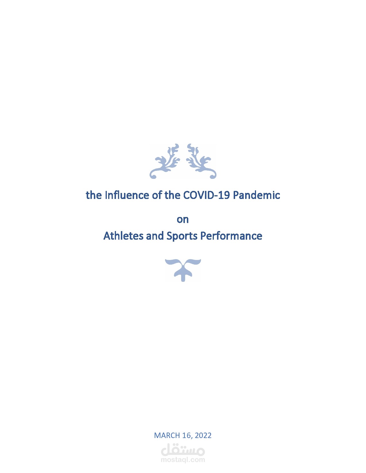 the Influence of the COVID-19 Pandemic