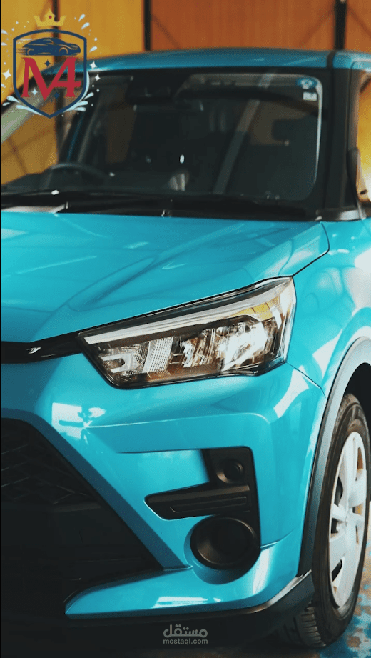 فيديو دعائي لمغسلة سيارات | مونتاج احترافي يعتمد على المؤثرات الصوتية وتصحيح الألوان