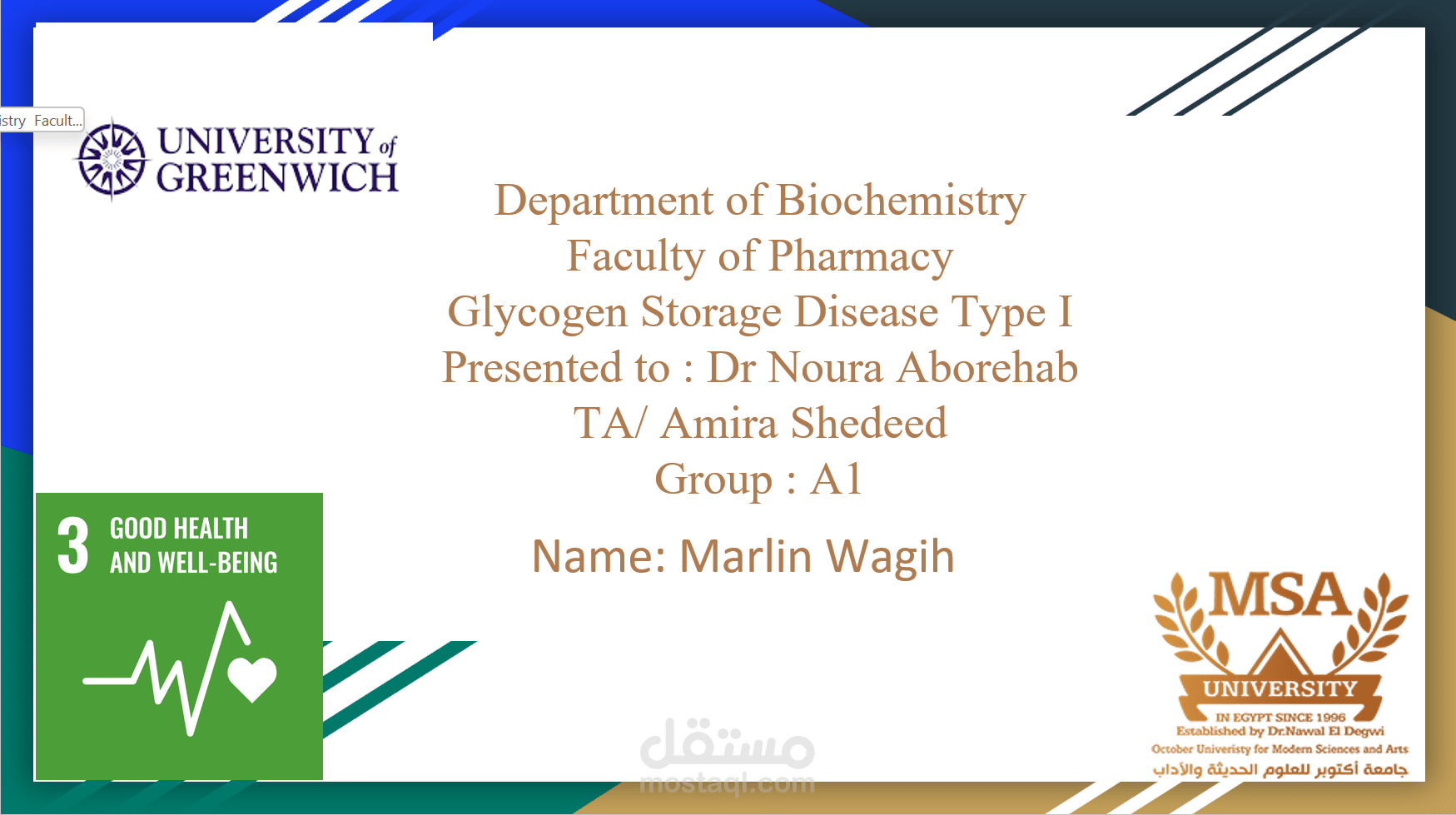 Glycogen Storage Disease Type I