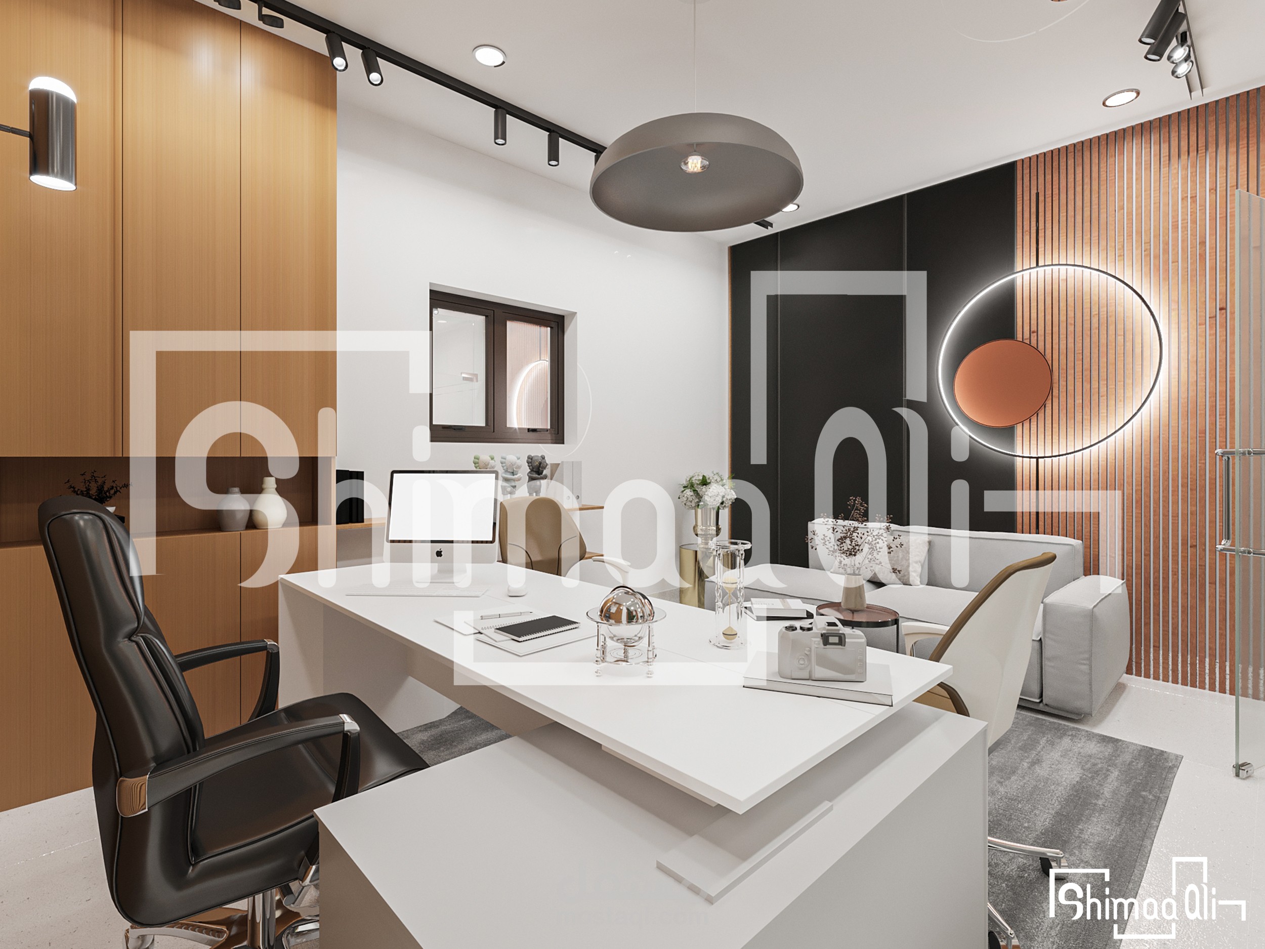 تصميم داخلي لمكتب هندسي