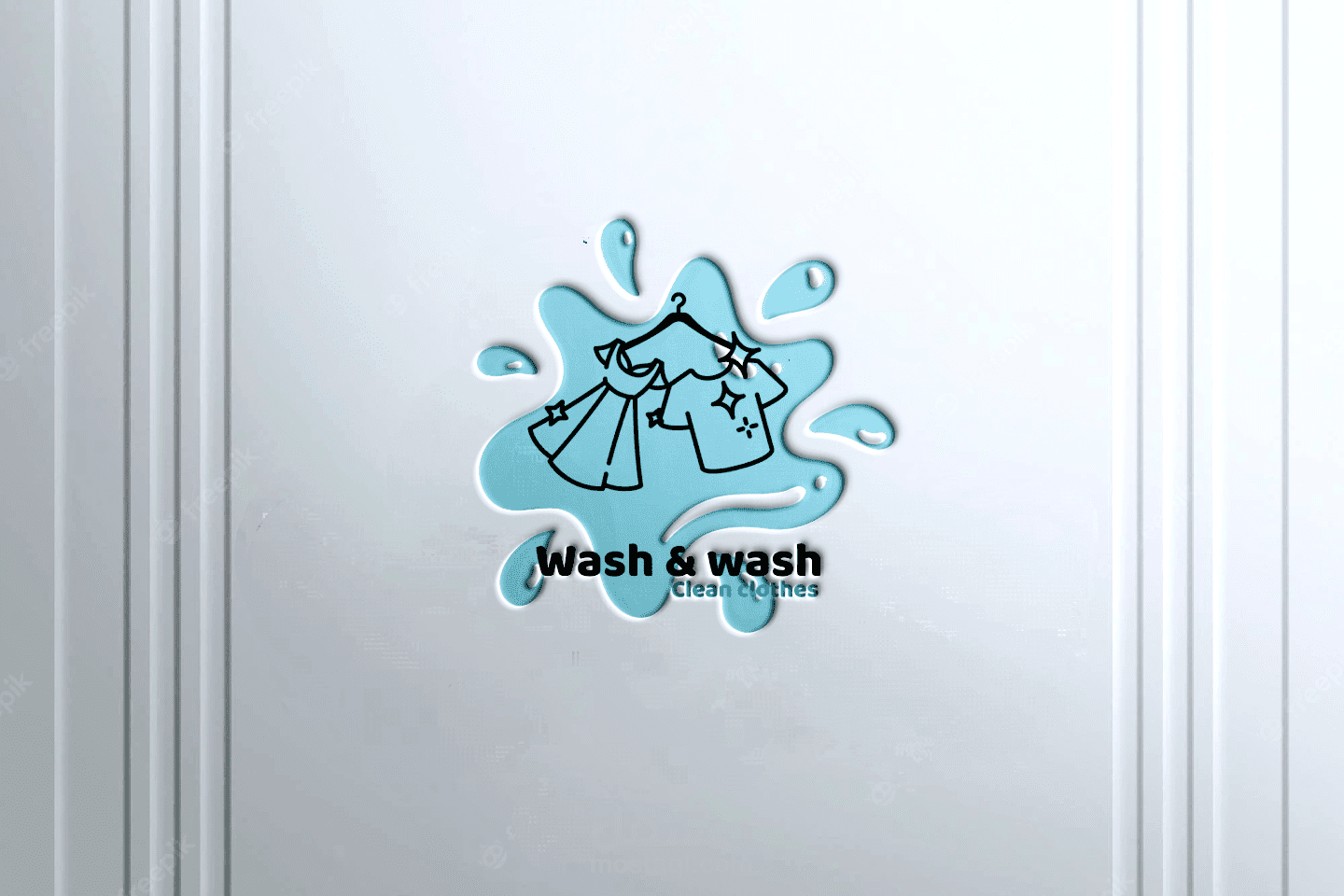 لوجو لمغسلة ملابس