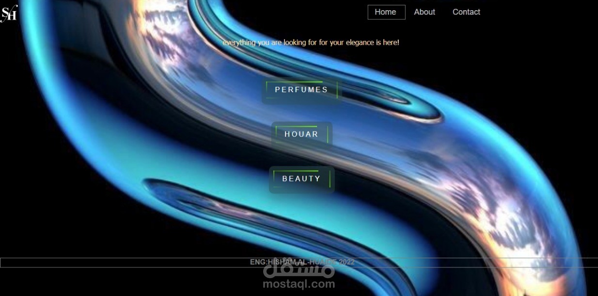 أنشاء واجهات لمشروع عرض منتجات تجاريه للبيع باستخدام لغة HTML , CSS