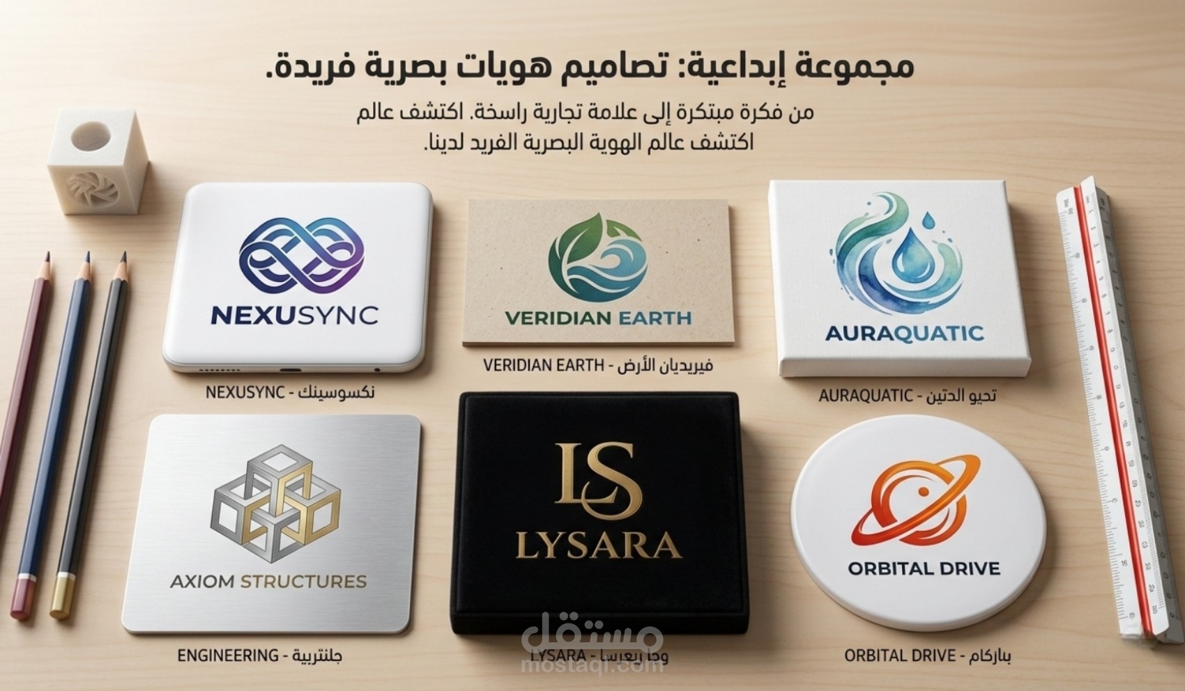 سأصمم لك شعار Logo احترافي ومميز لمشروعك الخاص