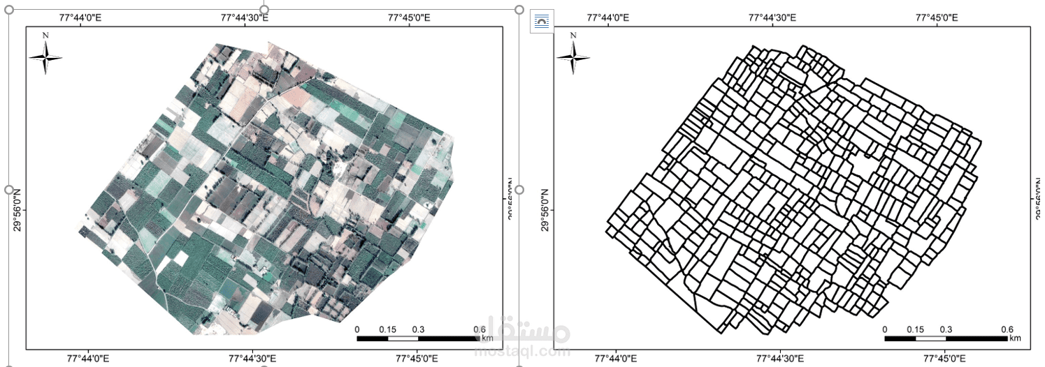 Agriculture Fields Delineation in GIS Environment