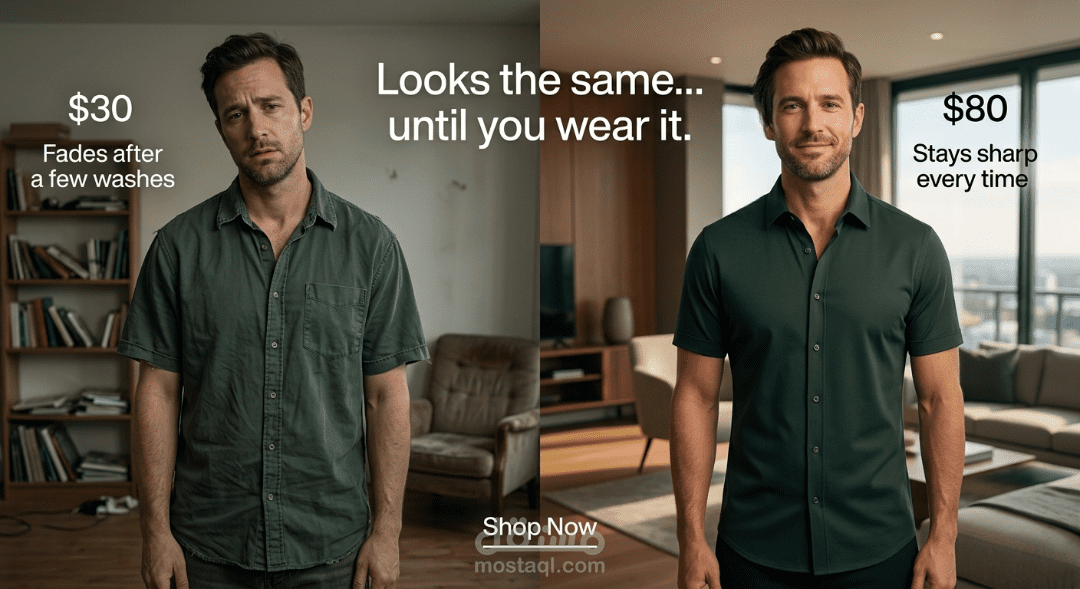 تصميم إعلان احترافي Before/After لزيادة المبيعات وإبراز جودة المنتج