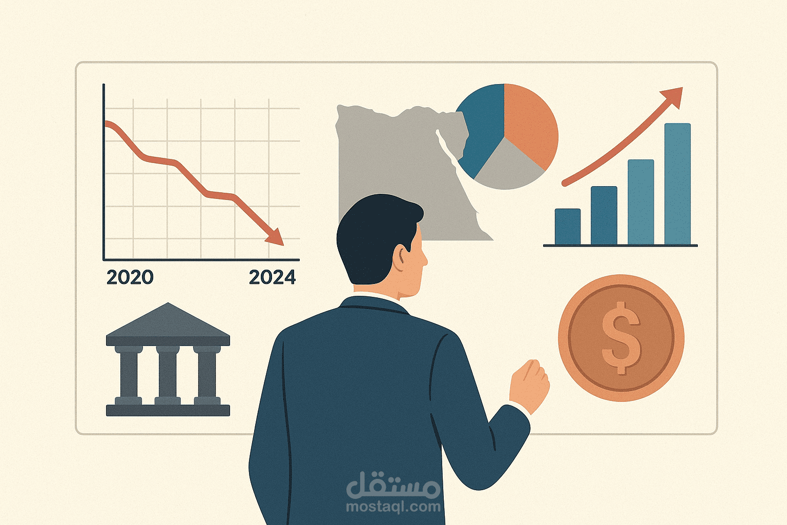 دراسة تقييمية حول الاقتصاد السياسي للإصلاح في مصر (2020–2024) وتحليل التحولات الاقتصادية والسياسية