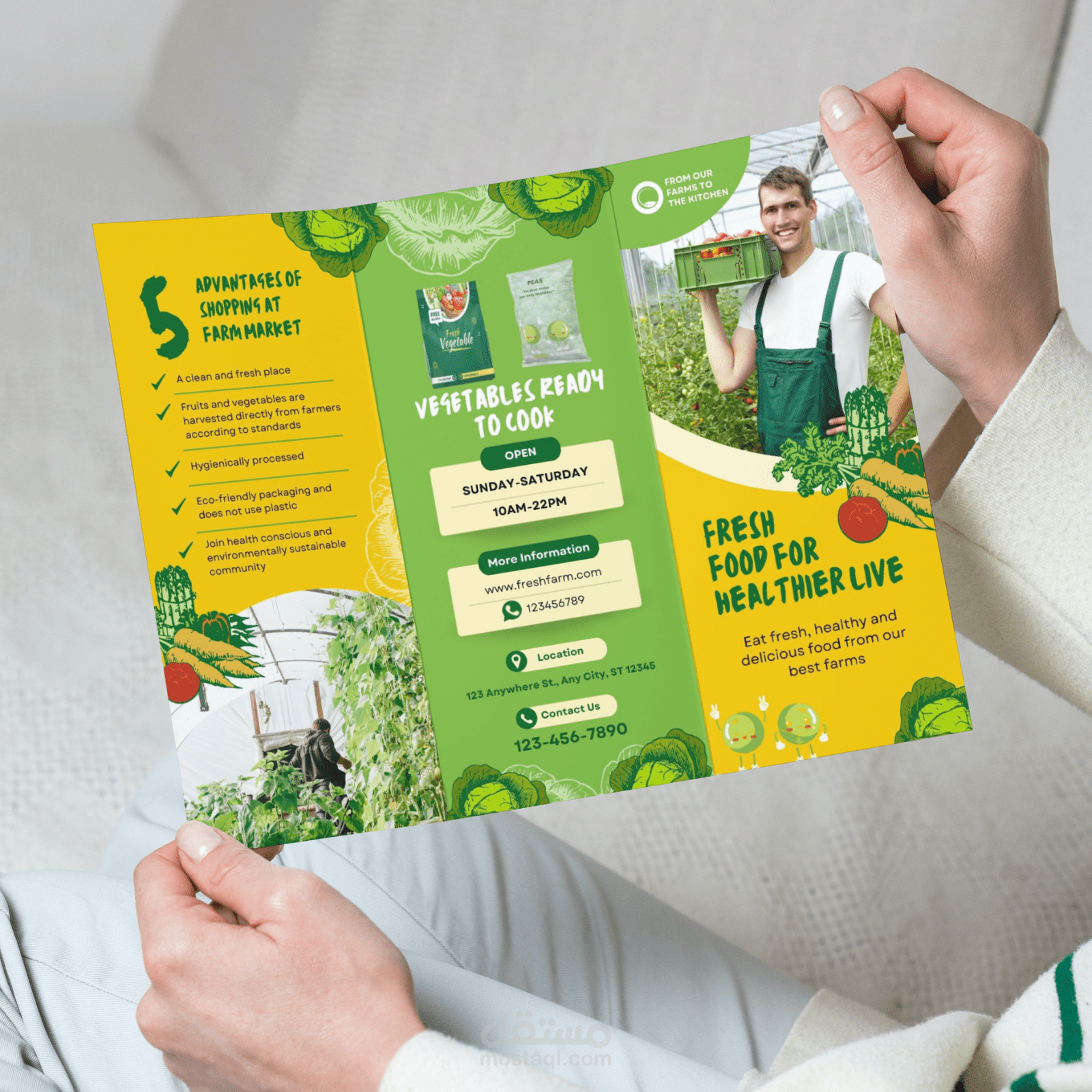 Brochure of fresh farm