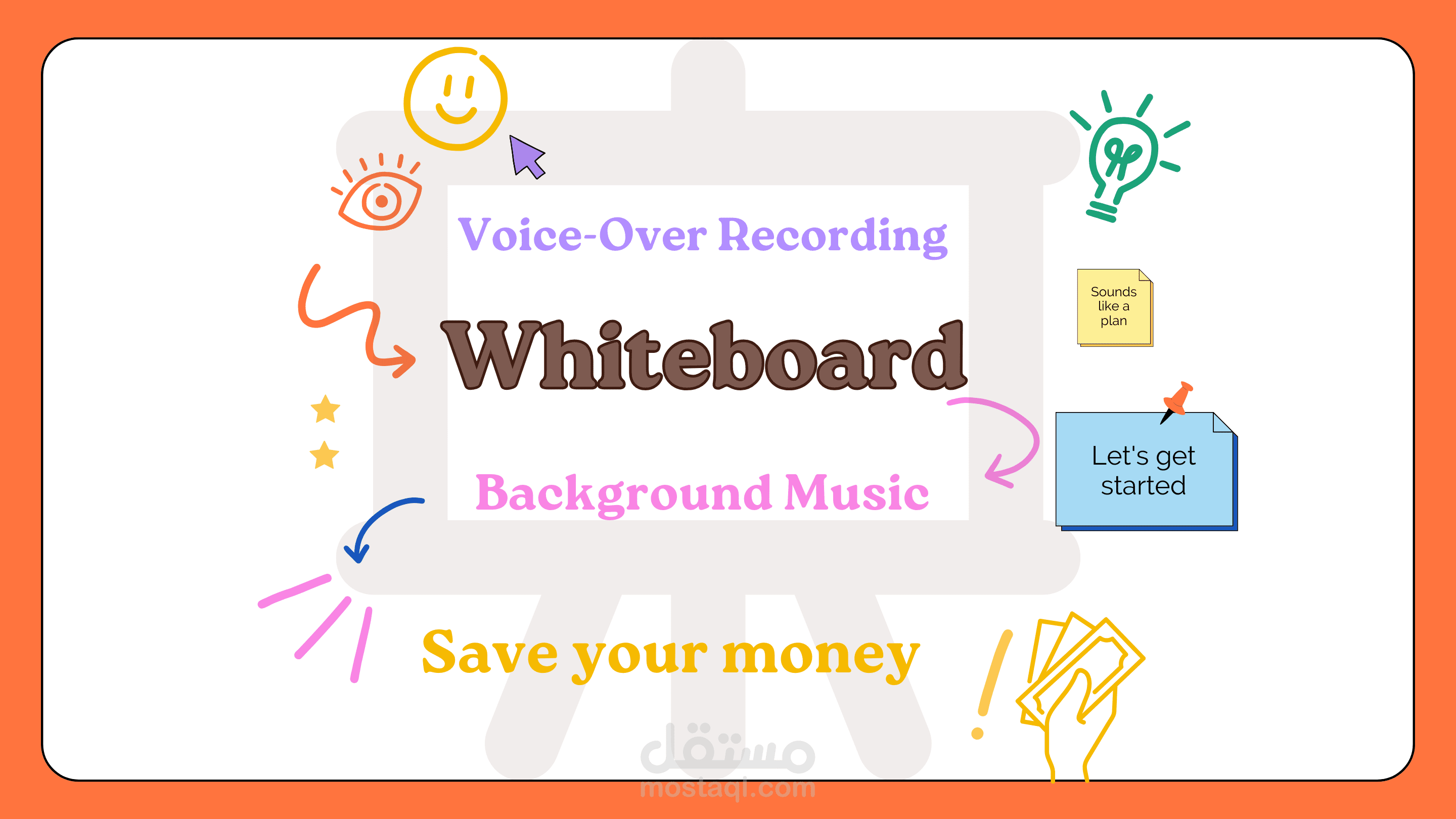 تصميم  فيديو  وايت بورد دعائي لشركة ادم ديزين (Whiteboard Video)