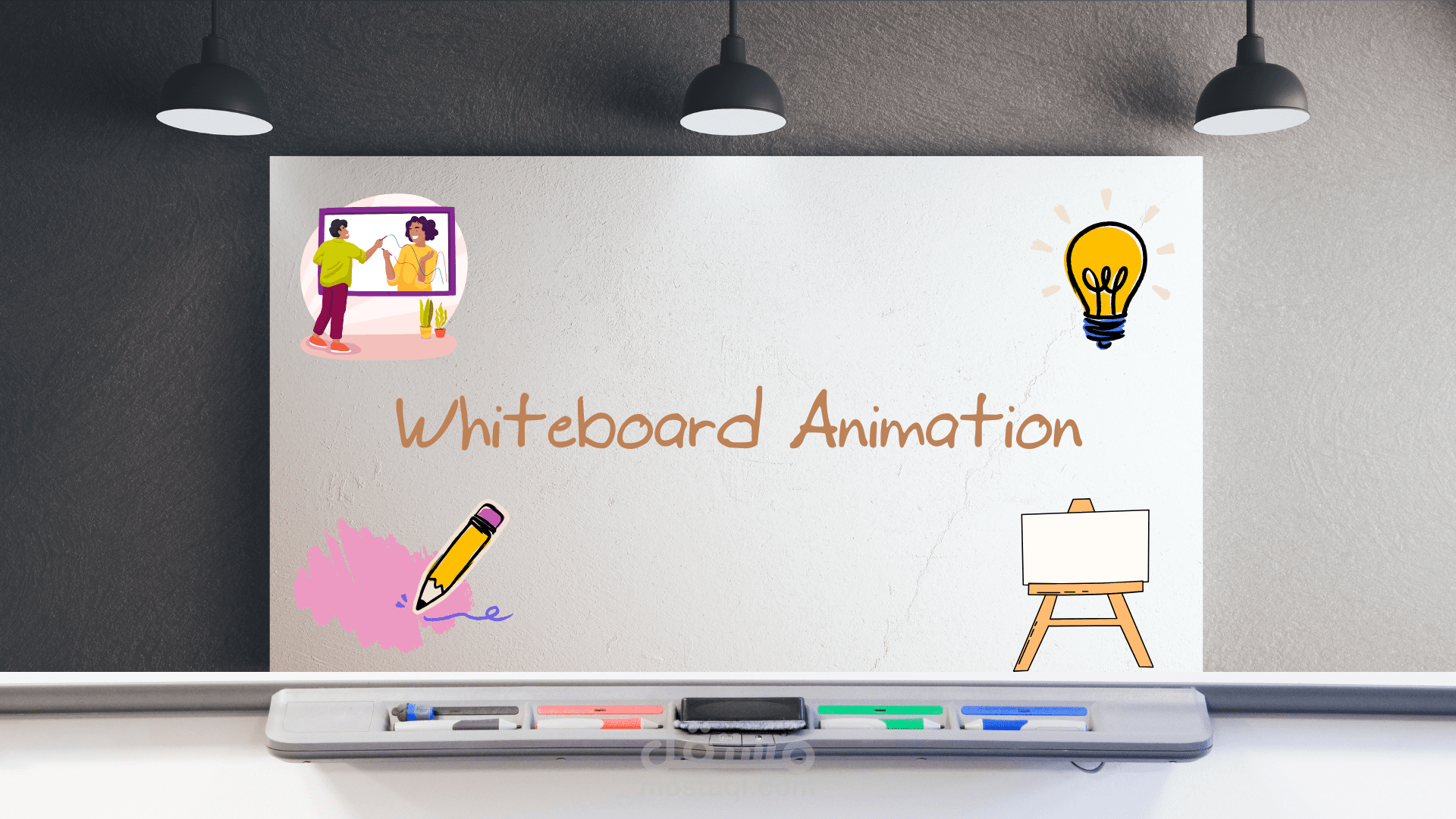 تصميم وانتاج فيديو الوايت بورد