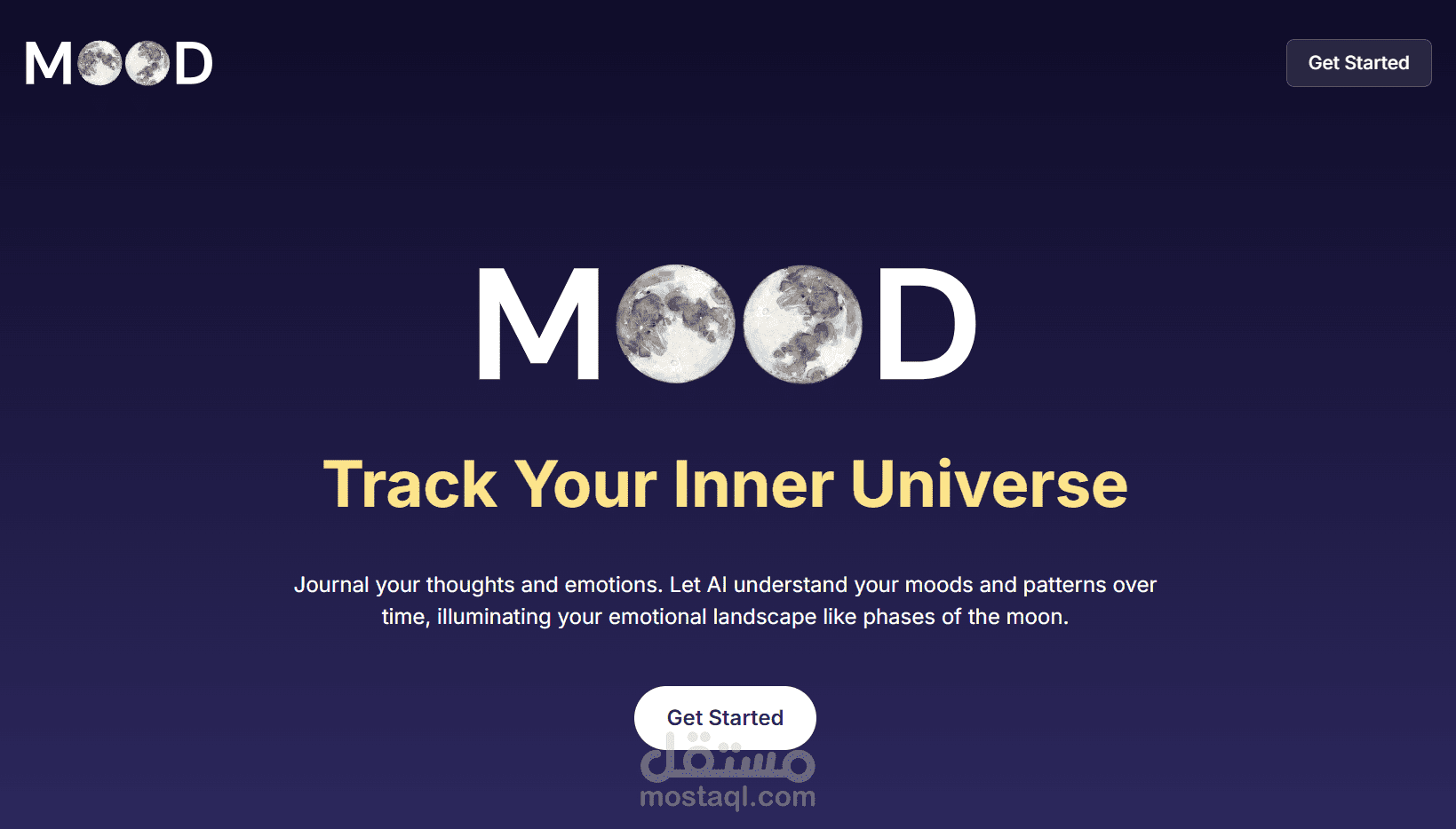 منصة لتسجيل وتحليل المذكرات اليومية باستخدام الذكاء الاصطناعي Next.js, Typescript, Google AI