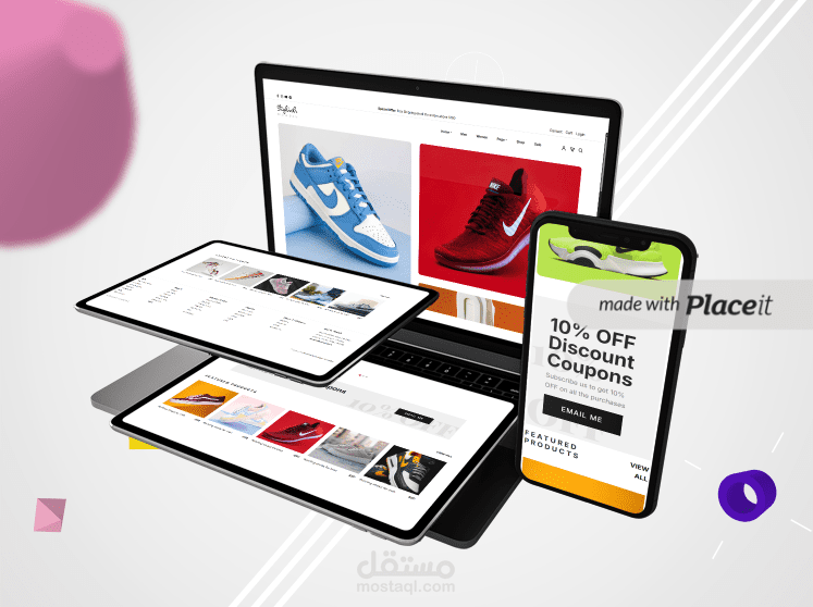 متجر إلكتروني عصري وجاهز – Stylish Store