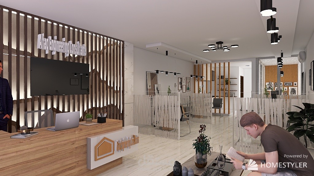 تصميم مكتب هندسي