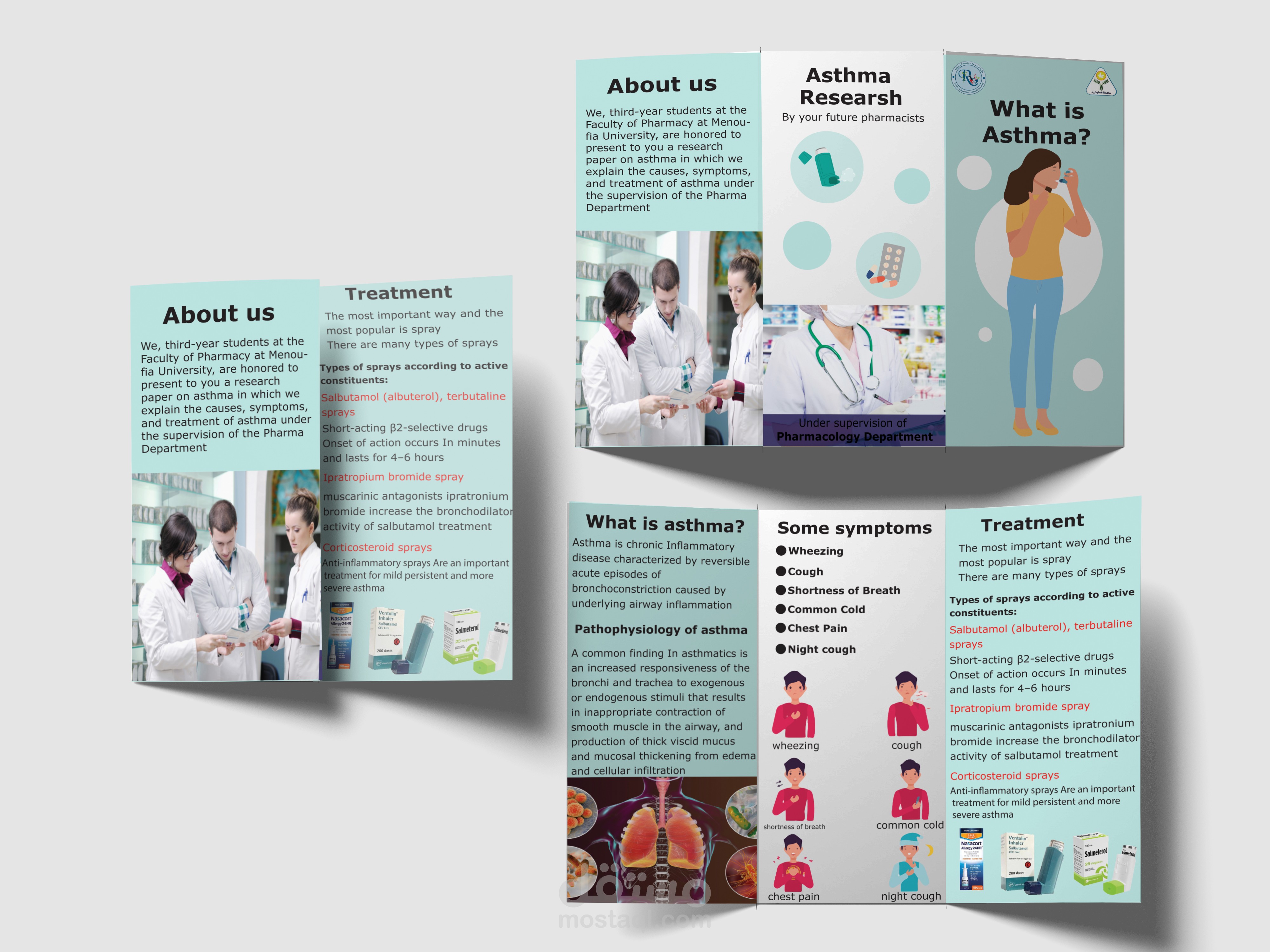 تصميم بروشور tri-fold brochure