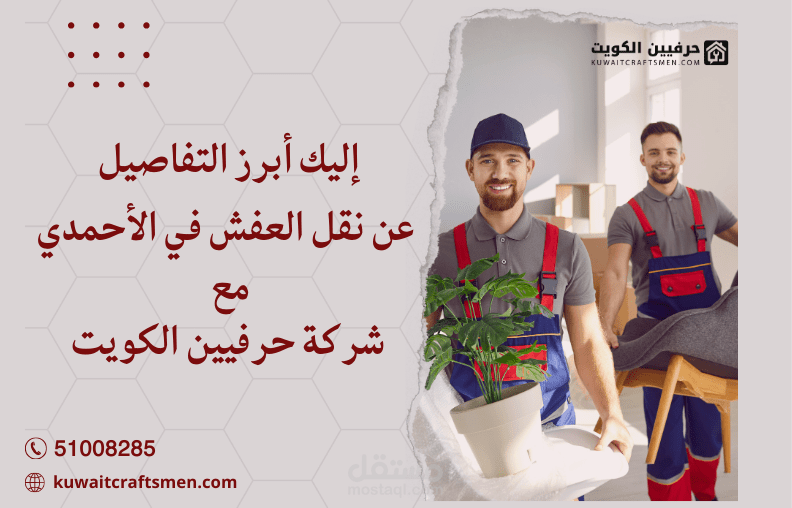 تصميم سوشيال ميديا لصالح شركة كويتية لتعفيش المنازل
