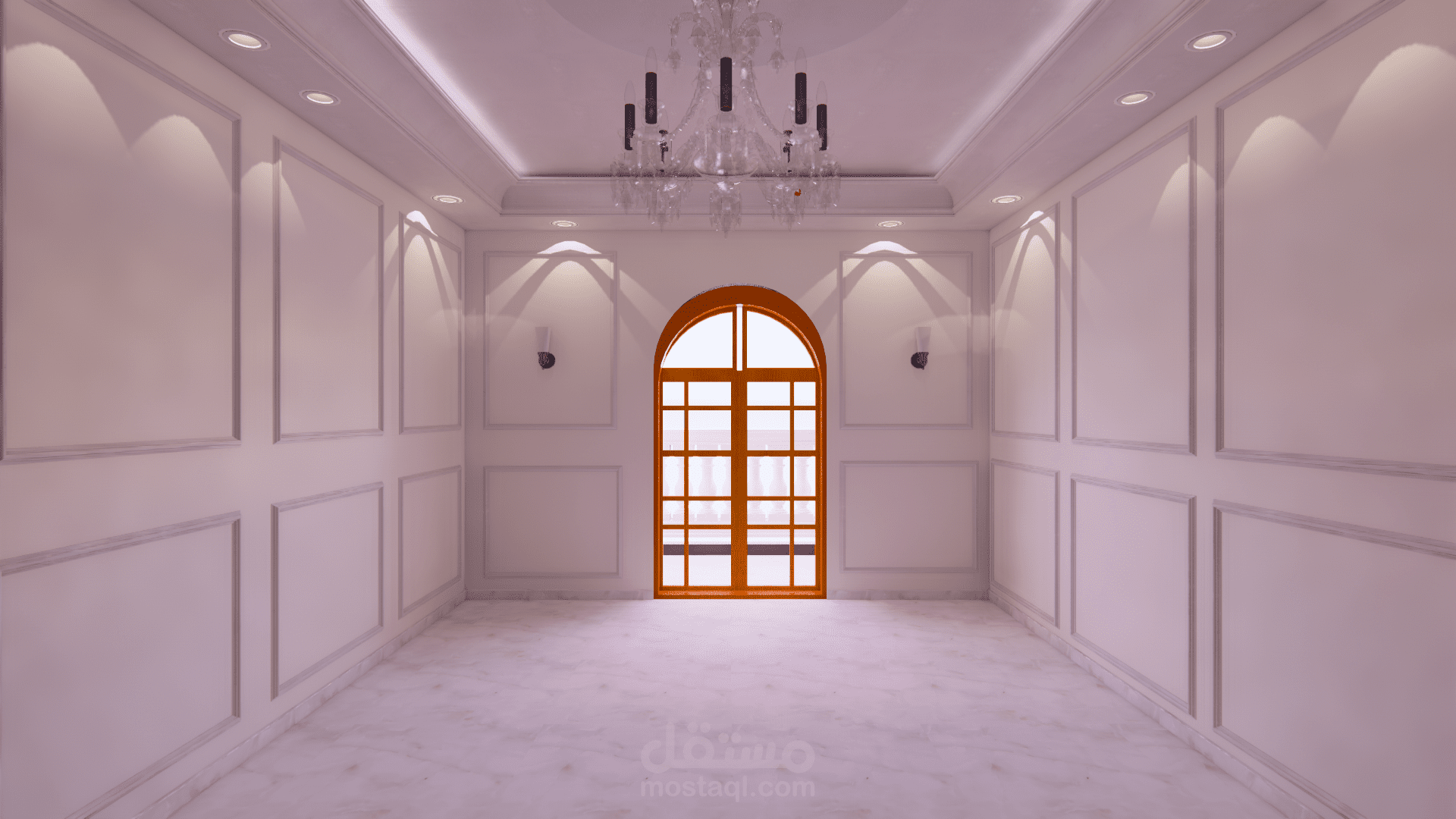 تصميم داخلي لشقه سكنيه