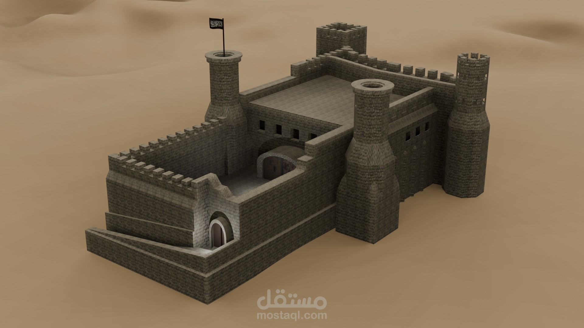 تصميمات 3D للعصر الاسلامي - السيرة النبوية