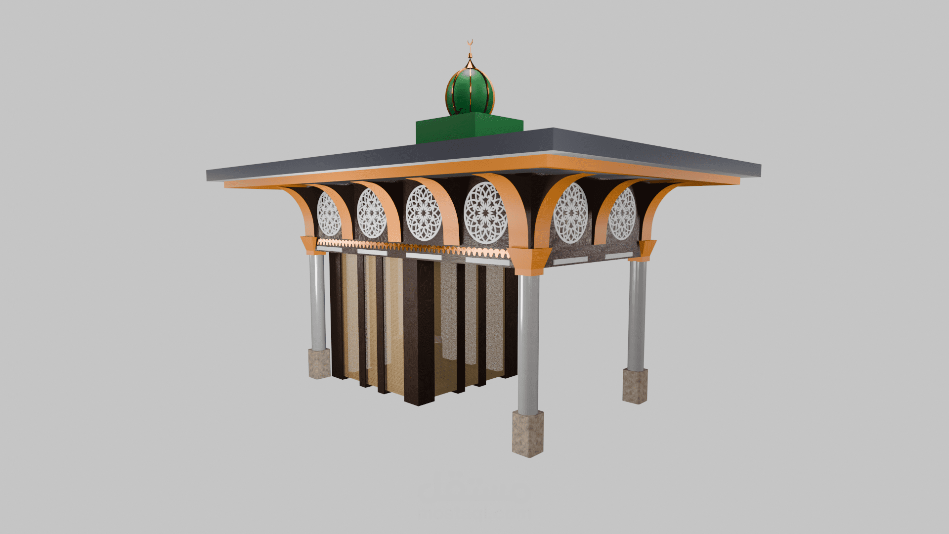 مقام ابراهيم - تصميم 3d احترافي