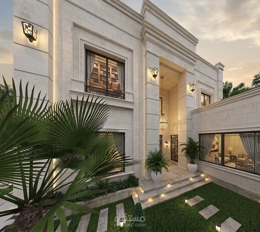تصميم واجهه فيلا