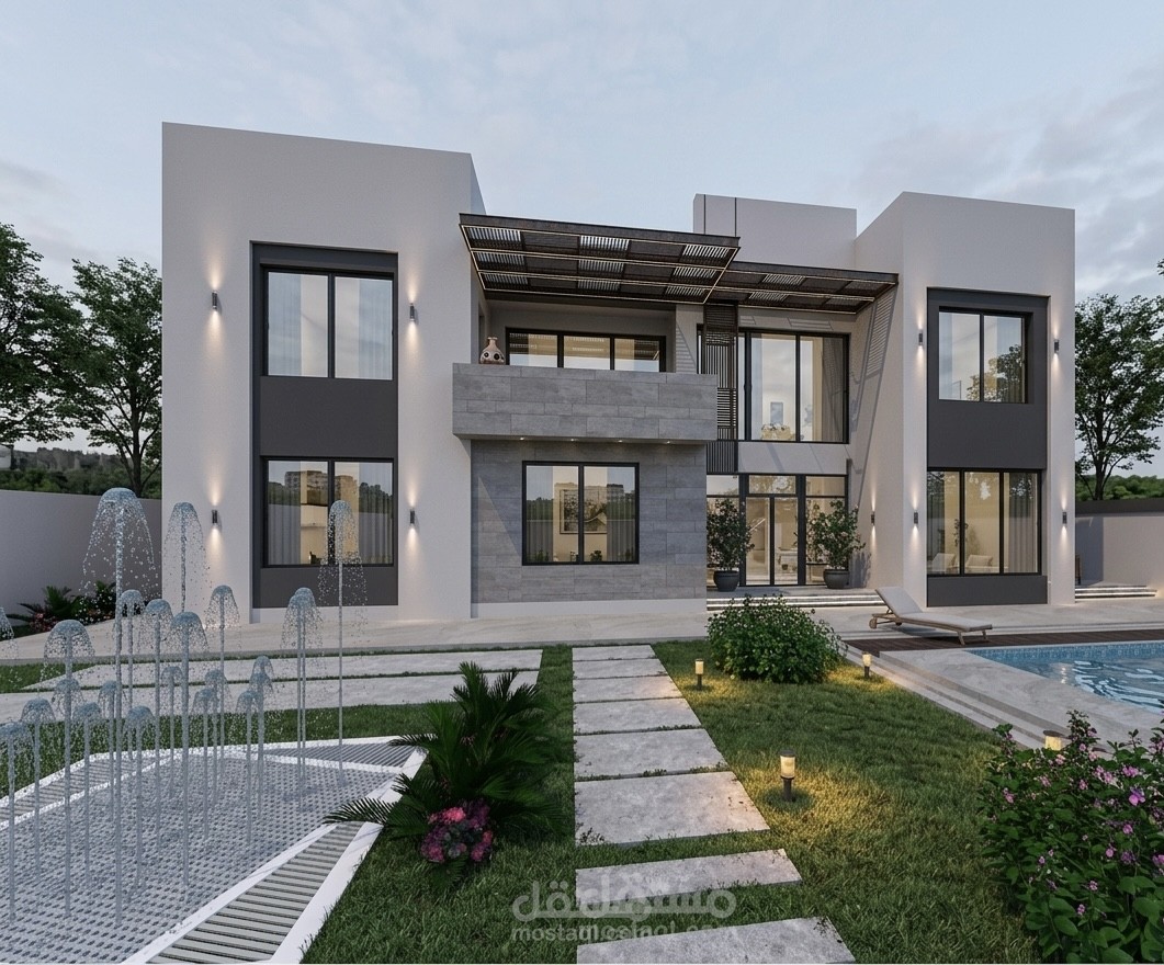 تصميم واجهه فيلا