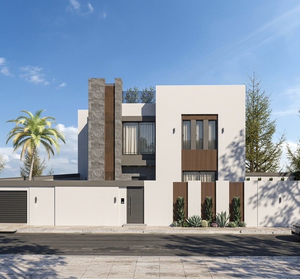 تصميم واجهه فيلا