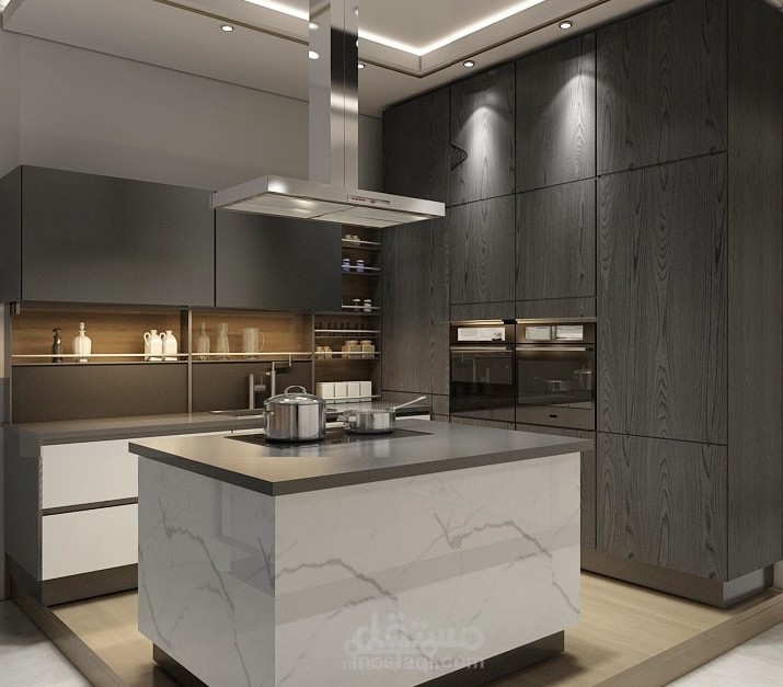 تصميم داخلى لمطبخ