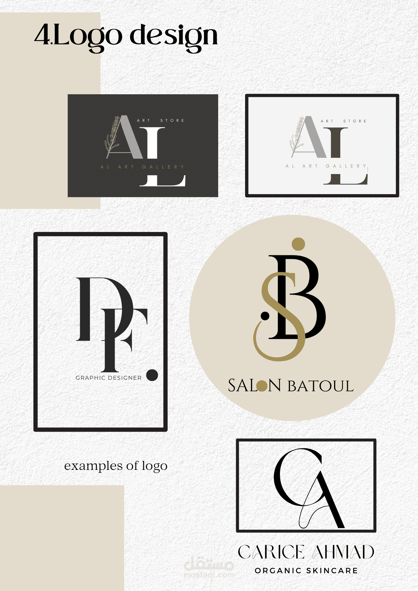 logo ,menu and poster design
