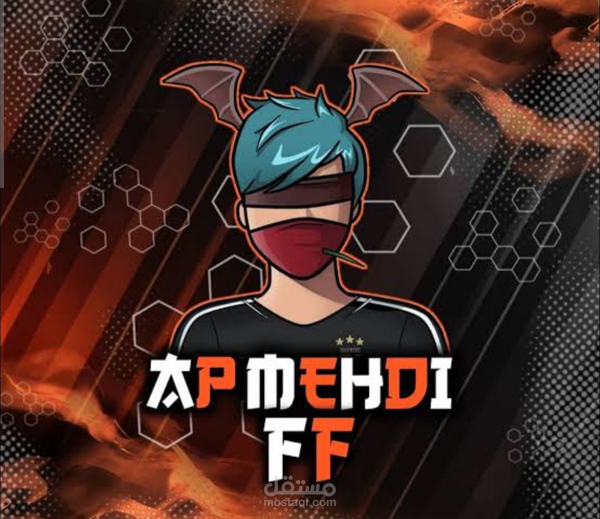 صديقي كان يريد لوجو له ف لعبه فري فاير