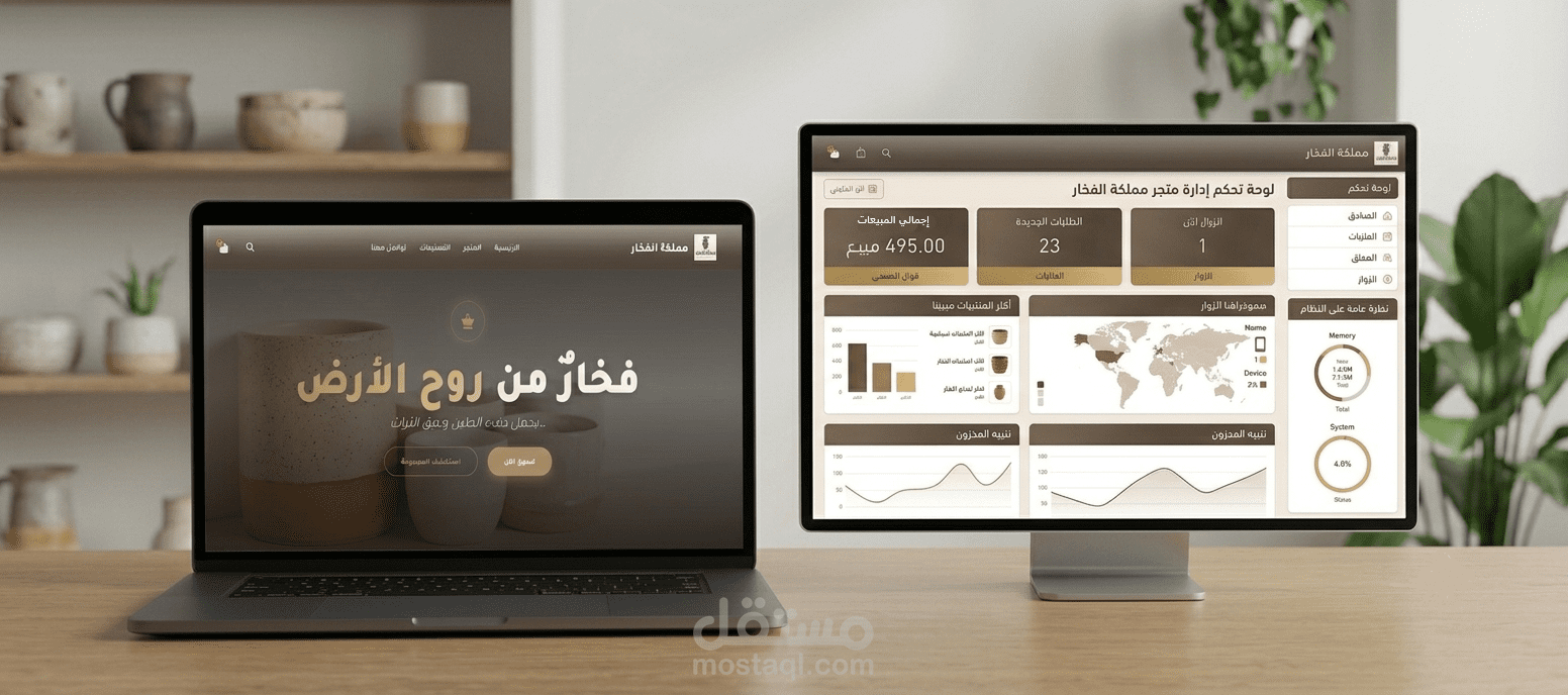 متجر مملكة الفخار