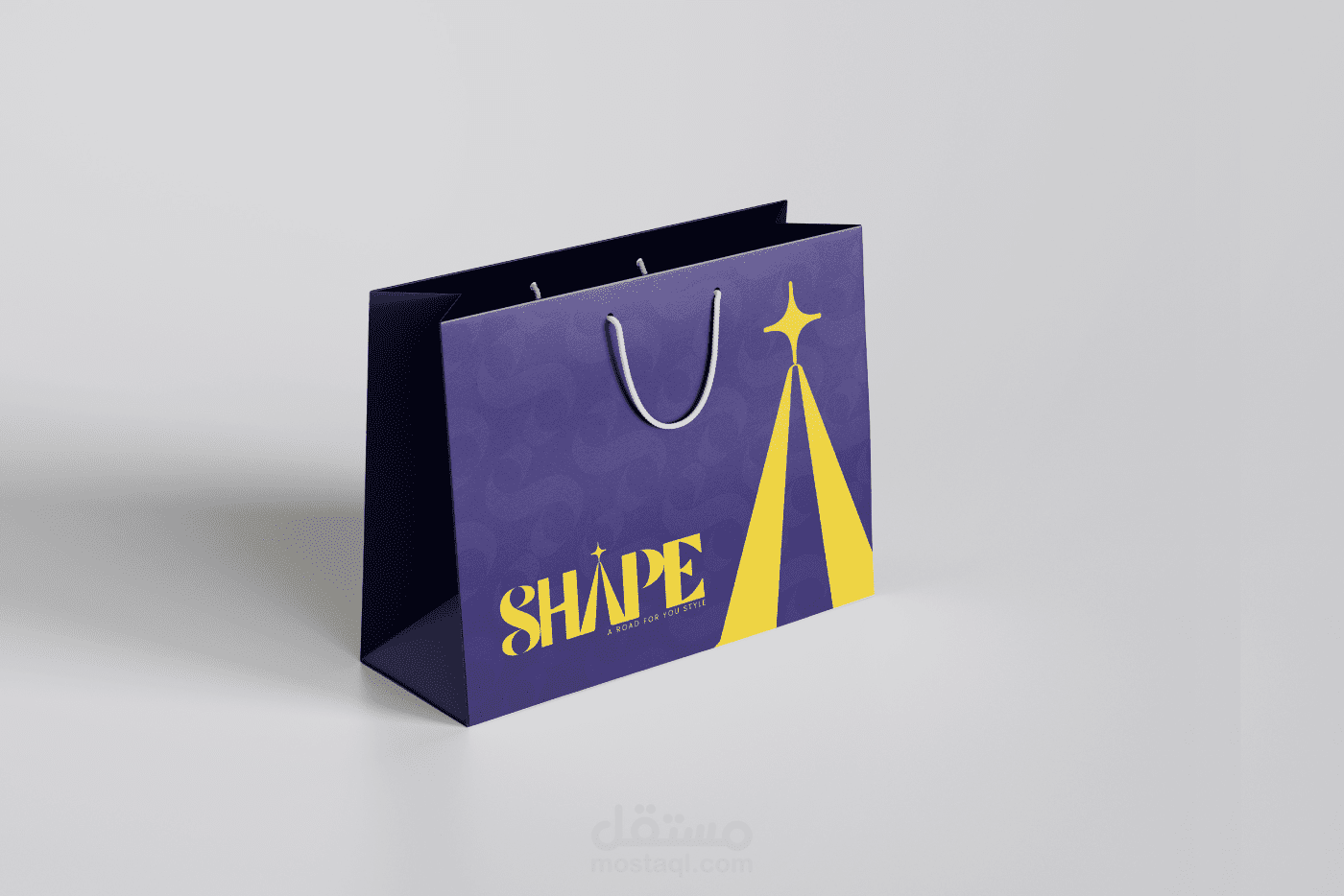 تصميم هوية بصرية لماركة ملابس Shape