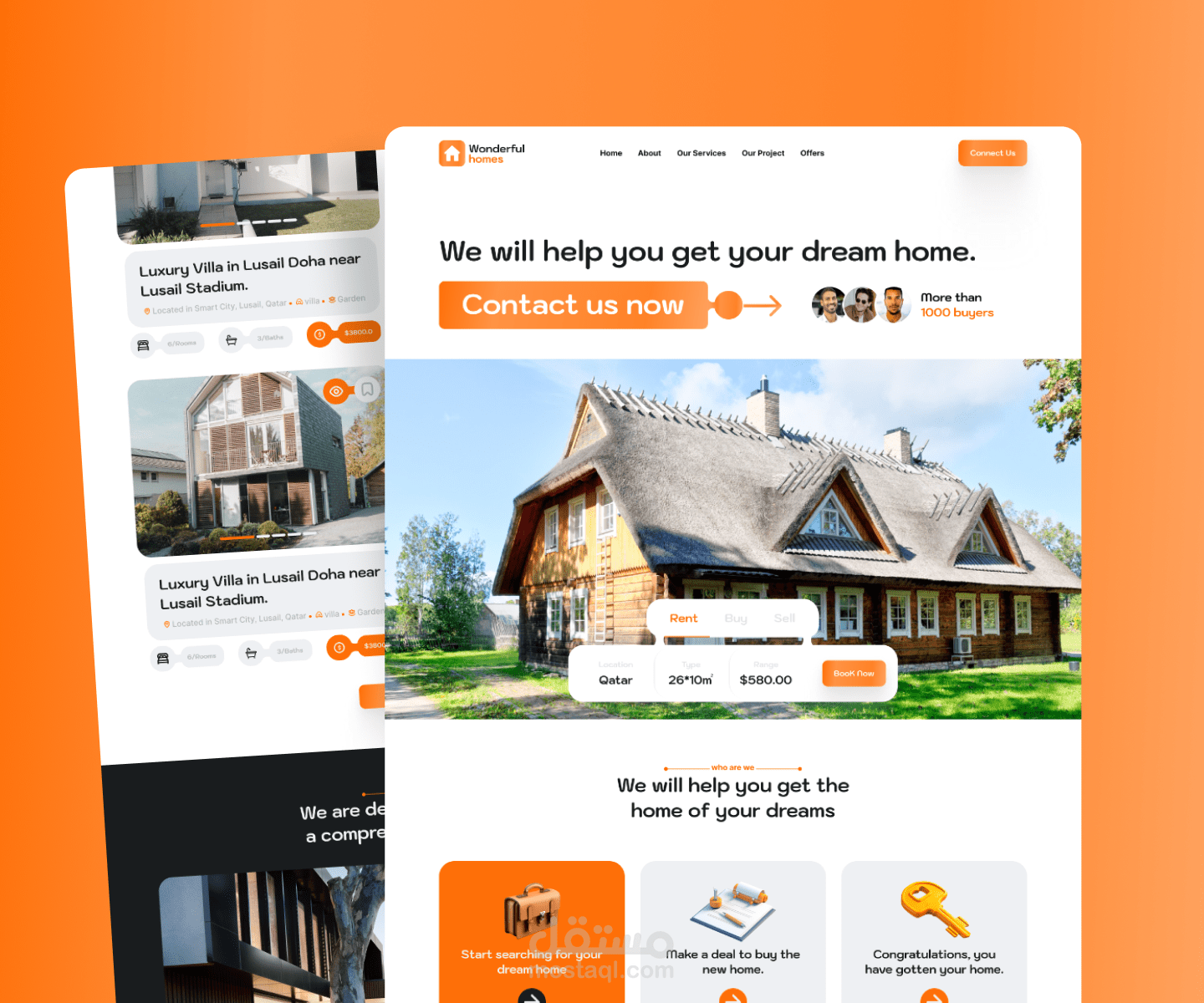 Real estate - landing page
