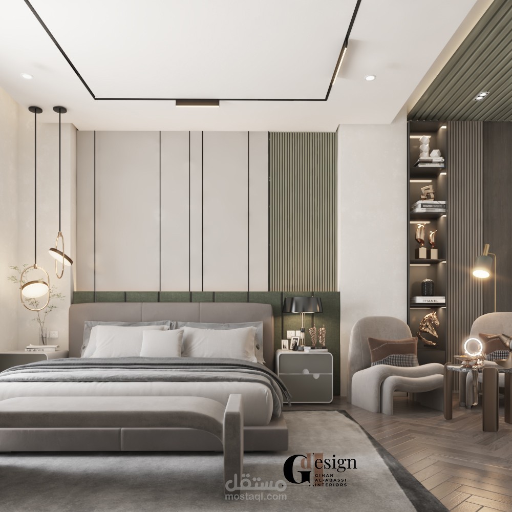 تصميم غرفه نوم ماستر