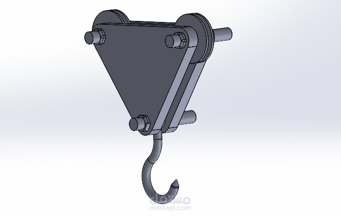 تصميم جزء ميكانيكي ع برنامج  ال solidworks  بشكل 3d ودقيق حسب المقاسات المطلوبة