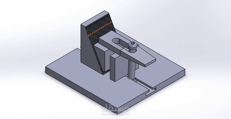 تصميم جزء ميكانيكي ع برنامج  ال solidworks  بشكل 3d ودقيق حسب المقاسات المطلوبة