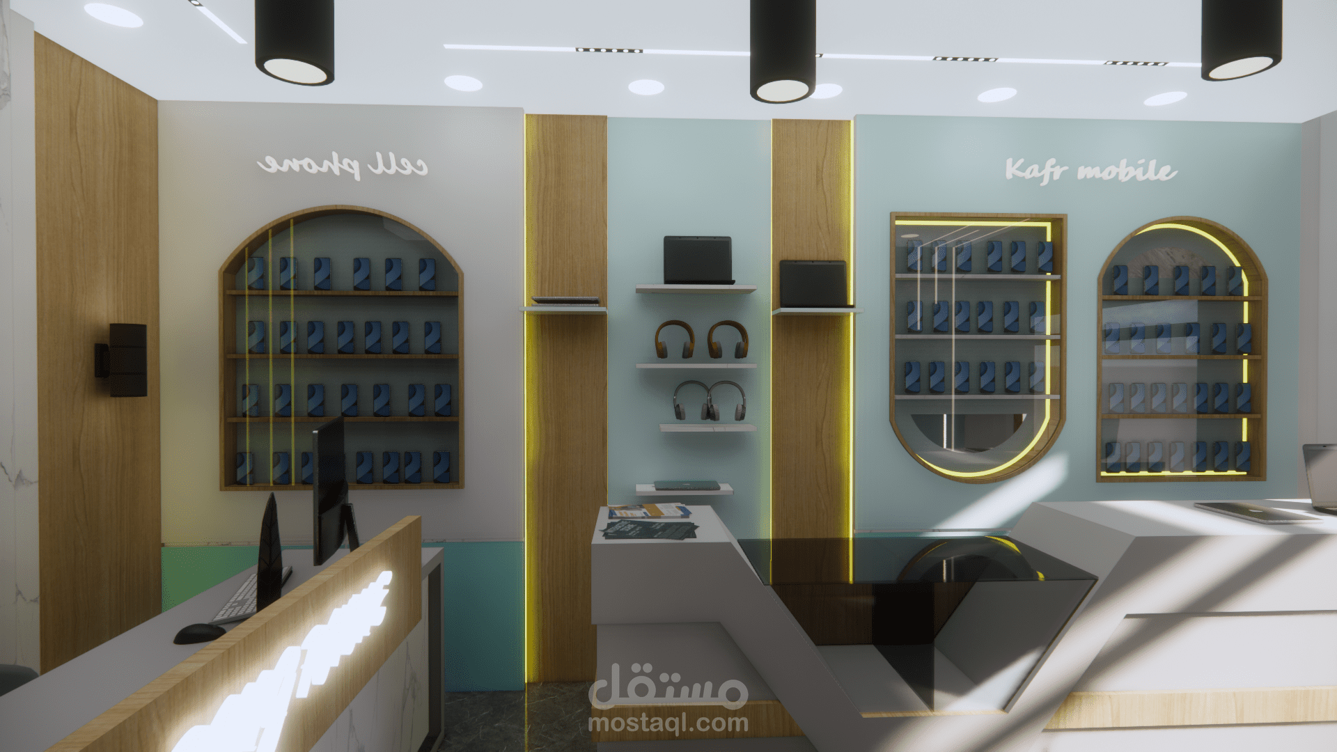 تصميم محل جوال