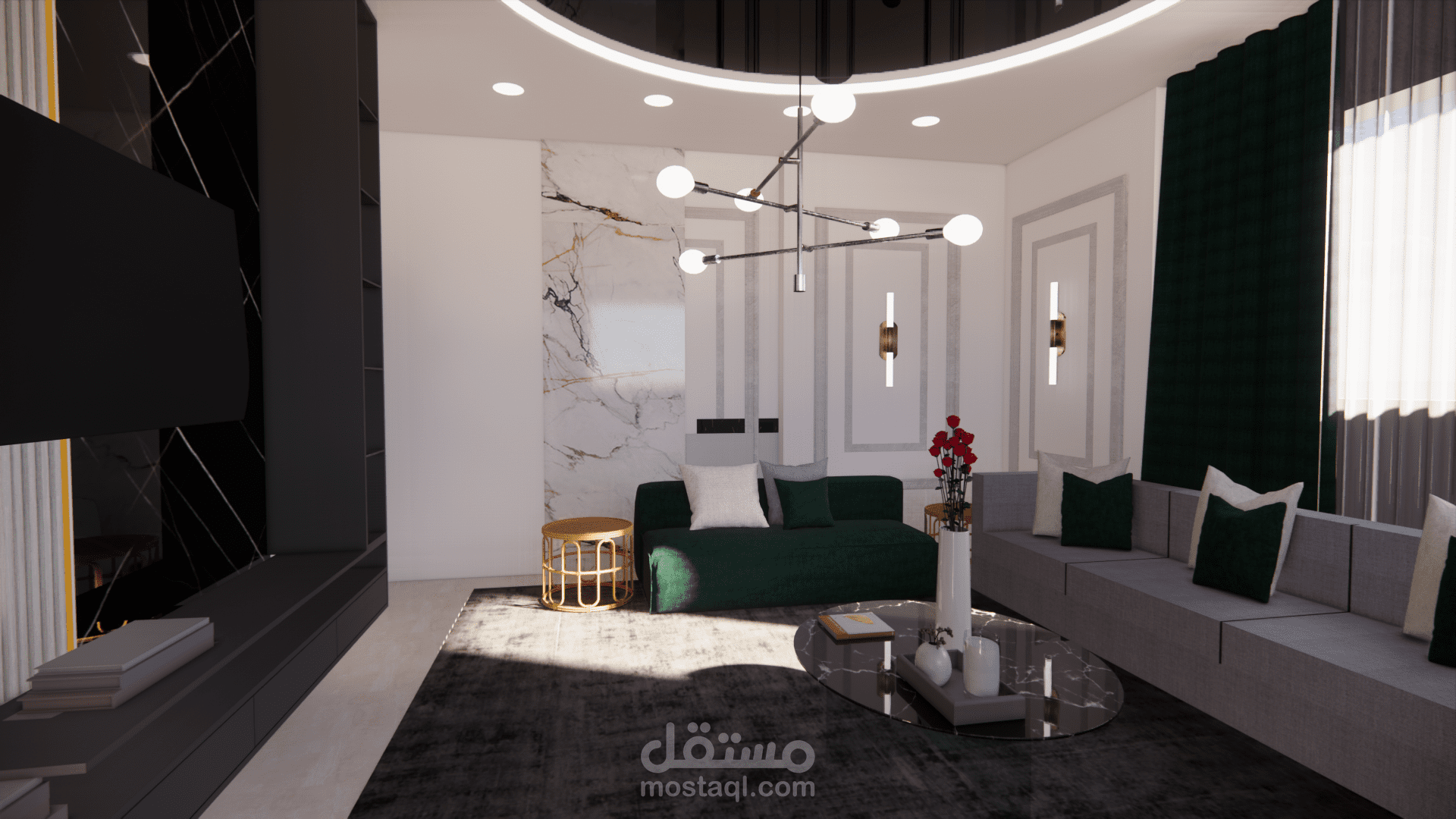 الشقة سكنية