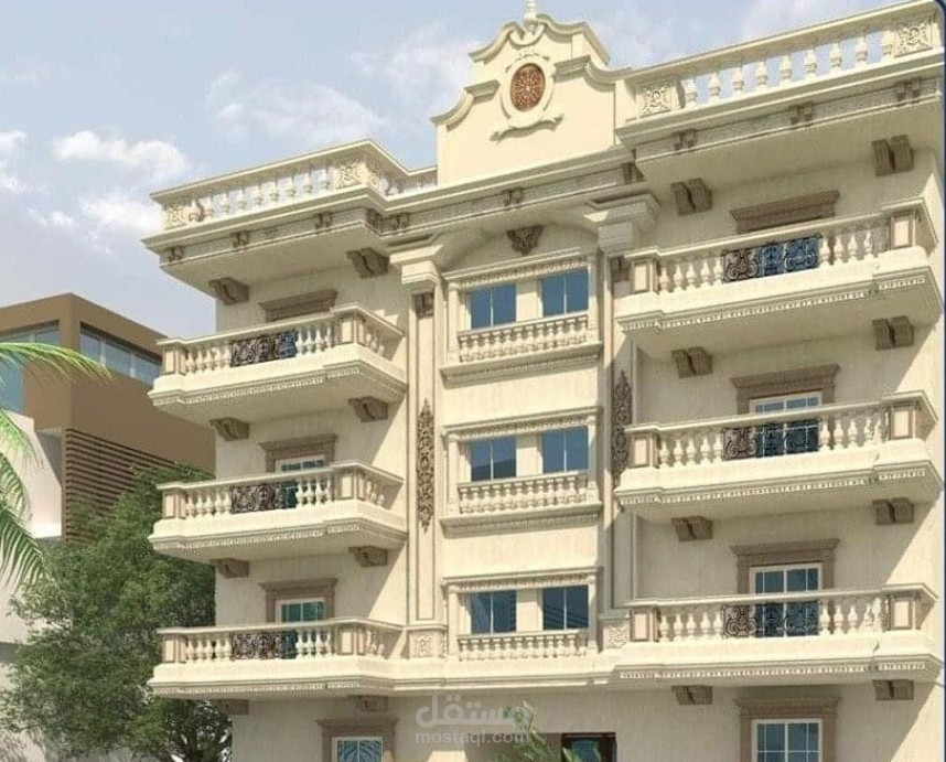 تصميم واجهه عمارة سكنيه