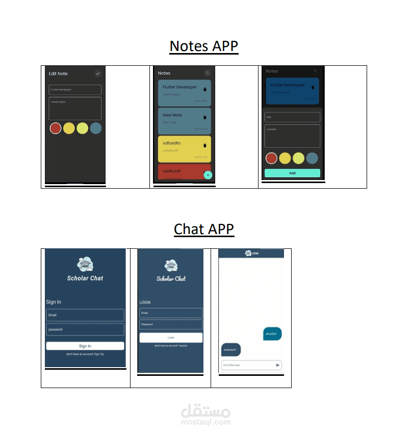 تصميم تطبيقات الموبايل باستخدام لغة ال Flutter