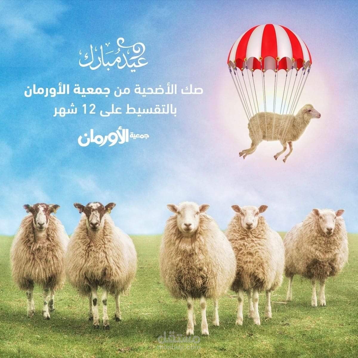 تصميم سوشيال ميديا  بمناسبة عيد الأضحى
