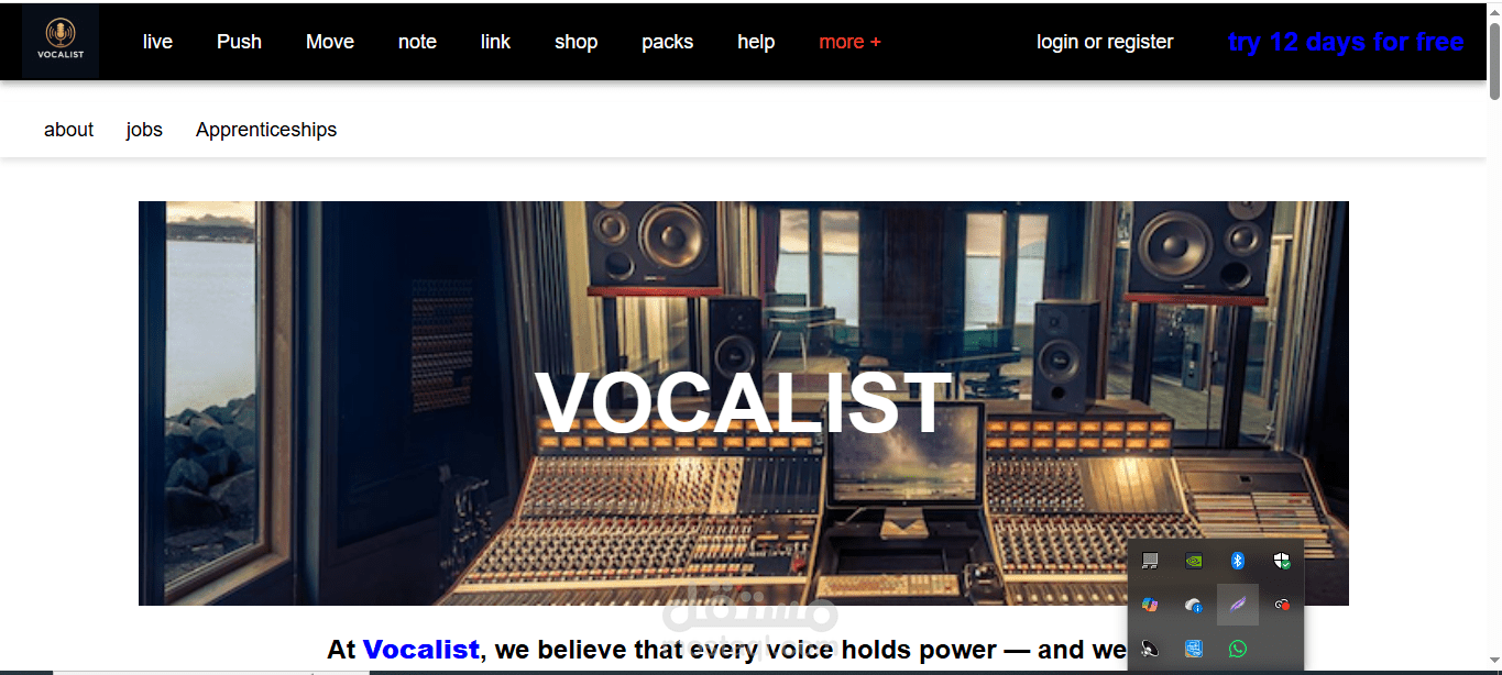 vocalist website