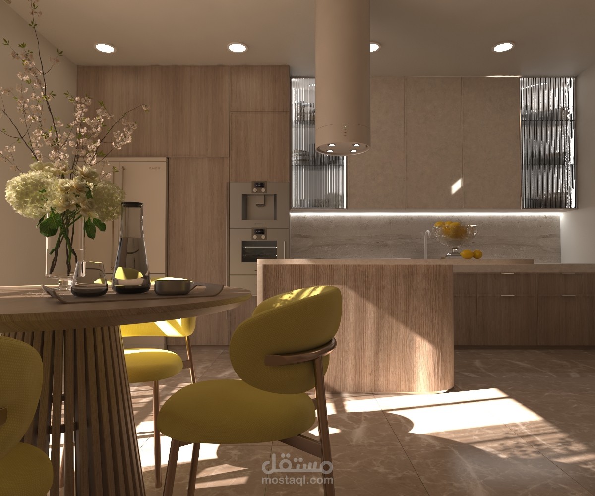 تصميم داخلي لمطبخ