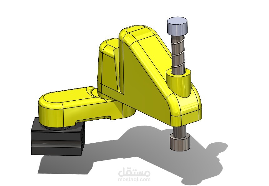 تصميم روبوت باستخدام برنتمج Solidworks