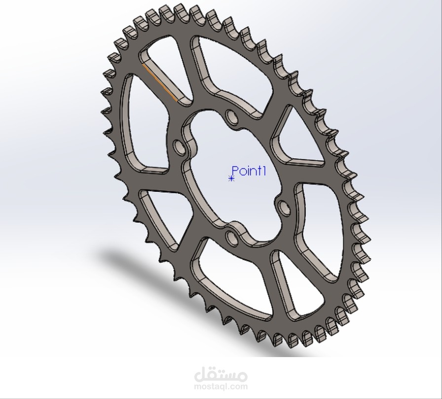 تصميم تروس نقل الحركه للدراجات البخاريه